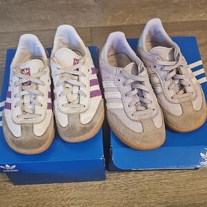 Adidas Kids Sneakers - Pink & Purple 2 Pairs